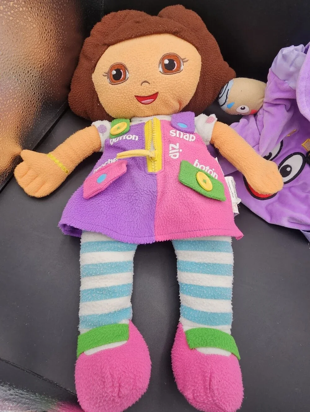 Dora The Explorer Dress And Learn Plush Doll Backpack Map Bundle Y2k Vtg Read